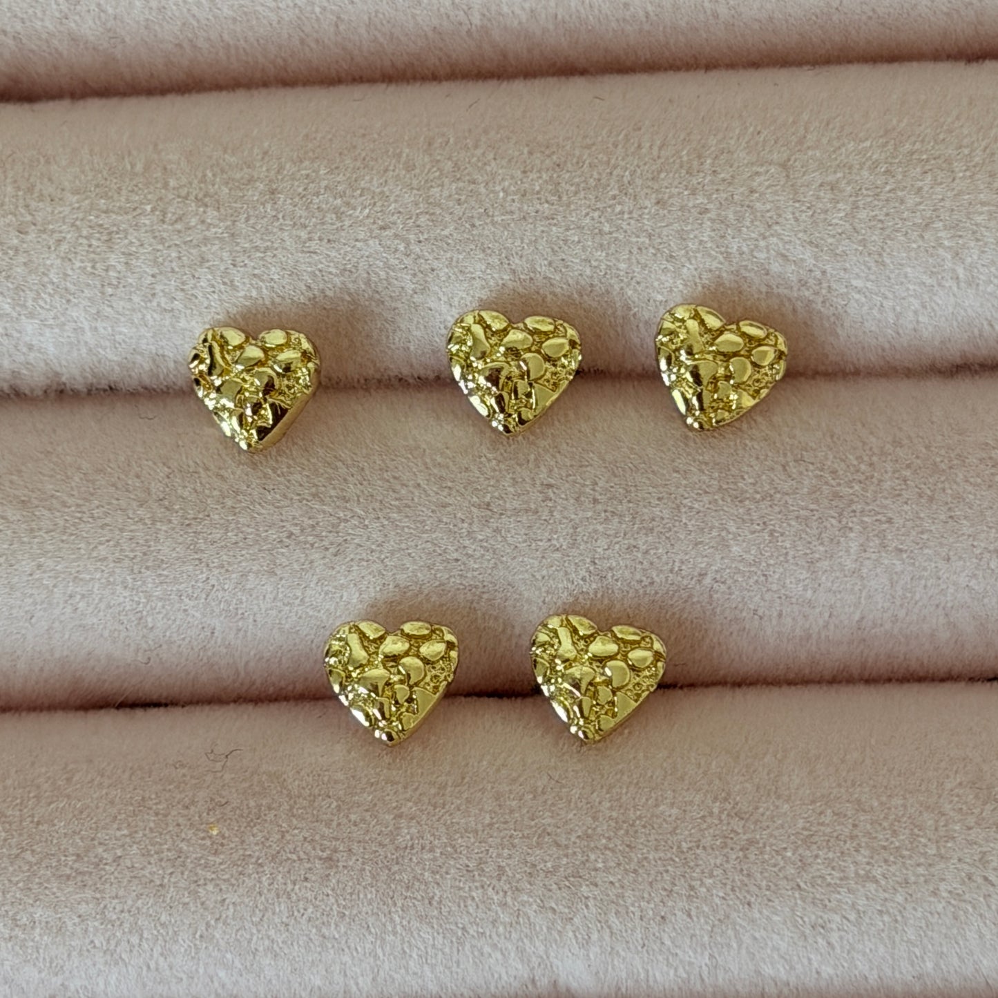 Heart Nugget Nose Stud