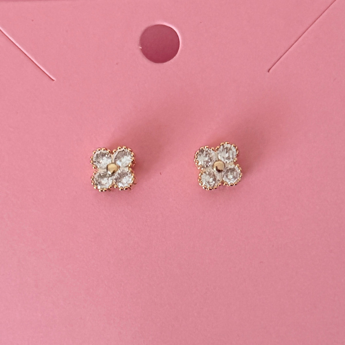 Dainty Clover Earrings
