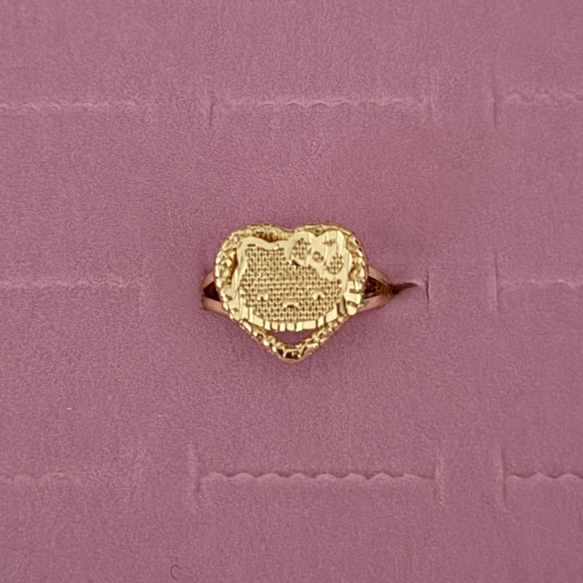 Heart Hello Kitty Ring