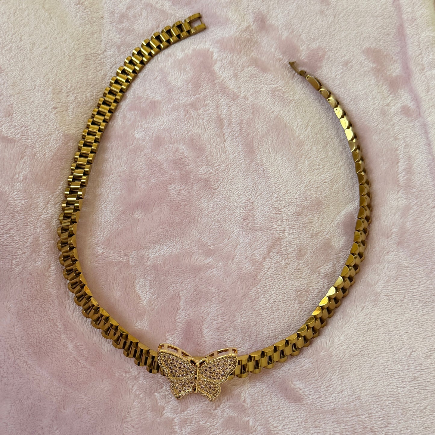 Butterfly Rolex Necklace