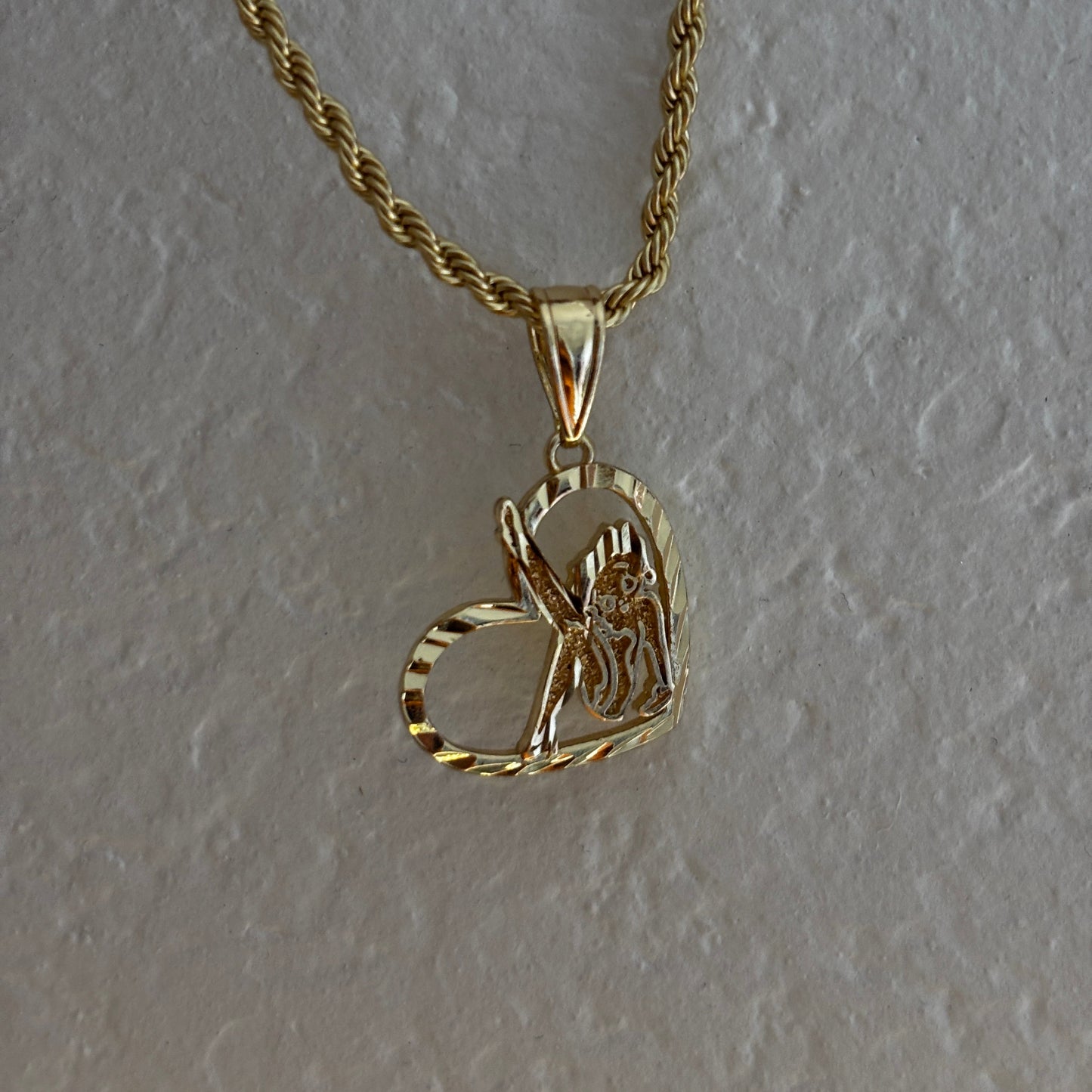 Betty Boop Heart Necklace