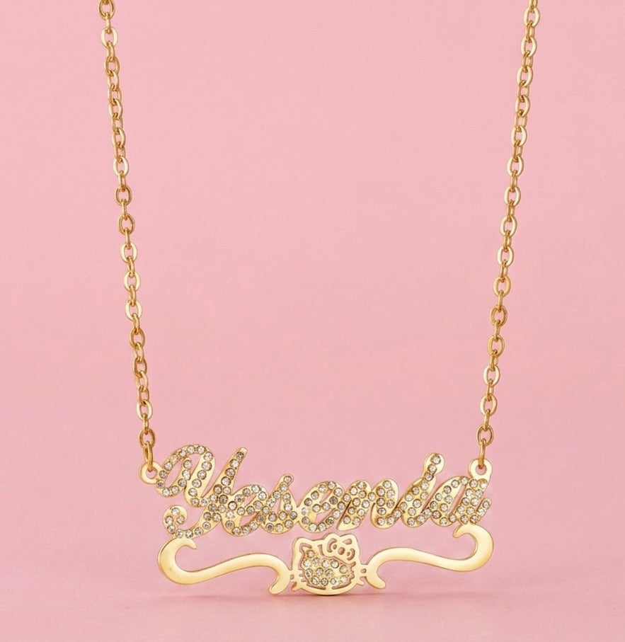 Beddazled Hello Kitty Nameplate V.2
