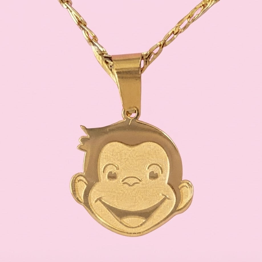Curious George Custom Necklace