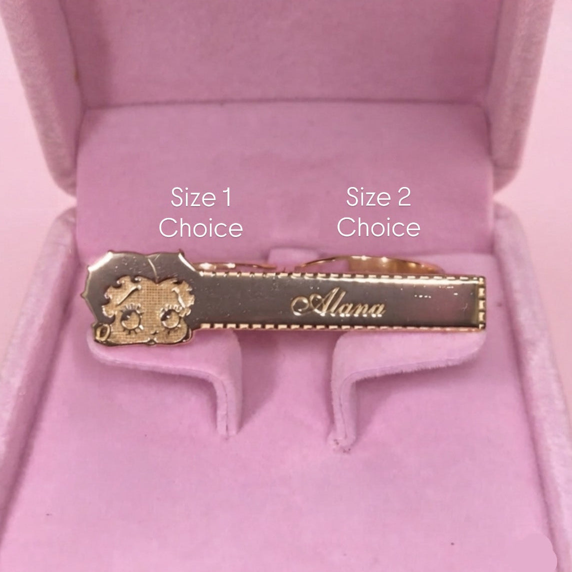 Betty Boop Two Finger Custom Ring