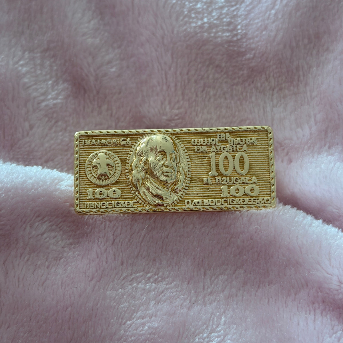 Benjamin Dollar Two Finger Ring