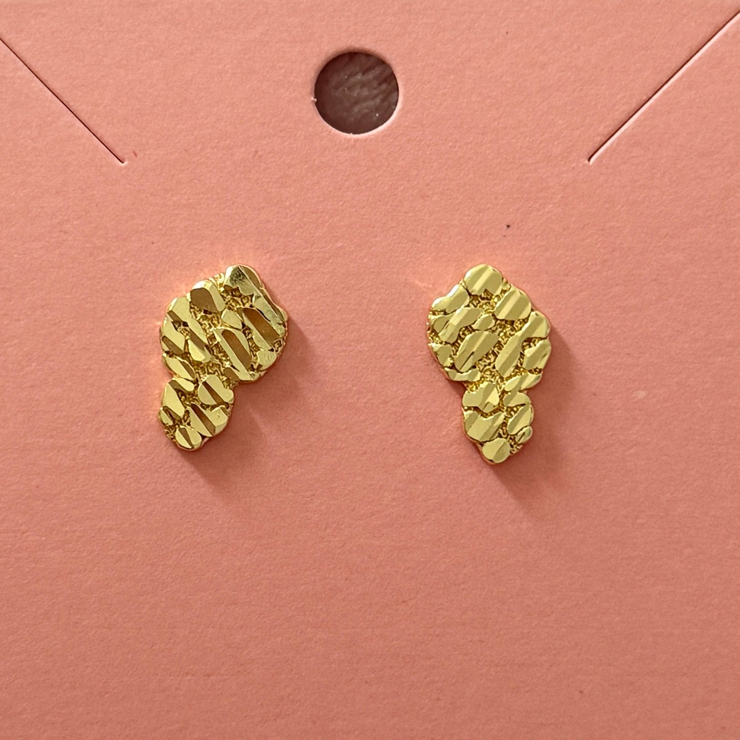 Stud Nugget Earrings