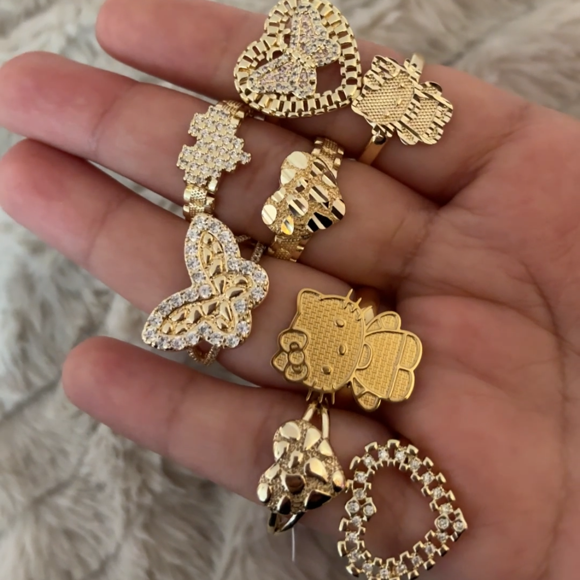 Mystery 18k Gold-Plated Ring