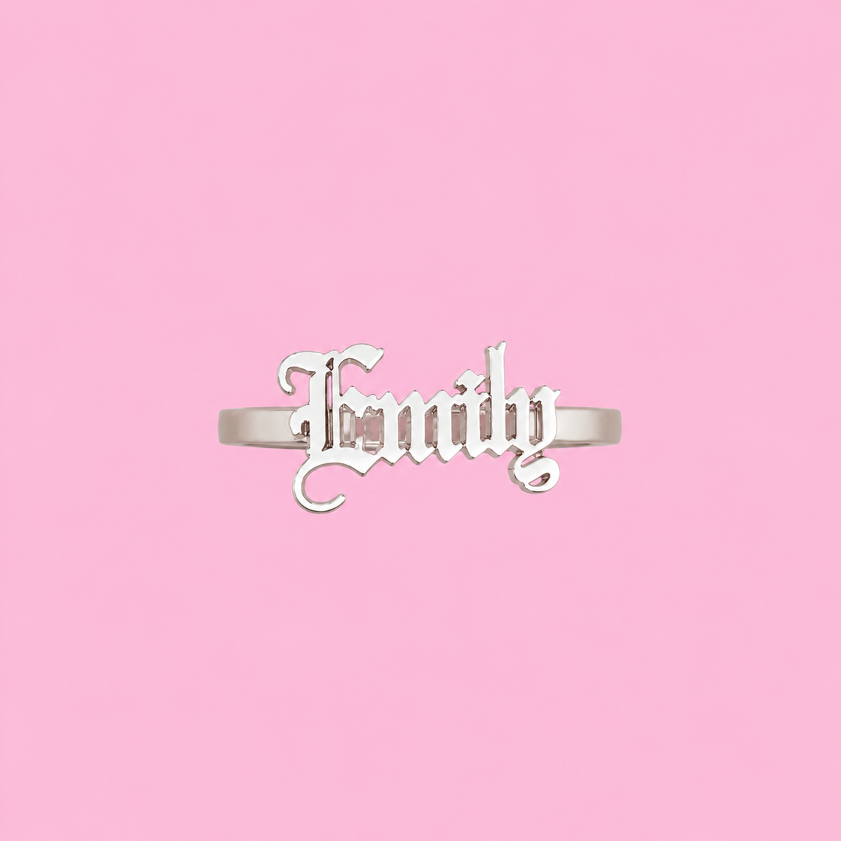 Old English Custom Name Ring