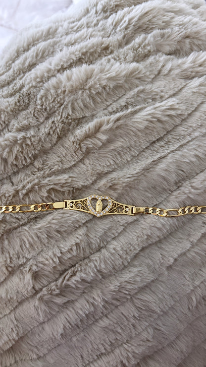 Virgencita Corazón Bracelet