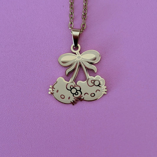 Cherry Hello Kitty Necklace