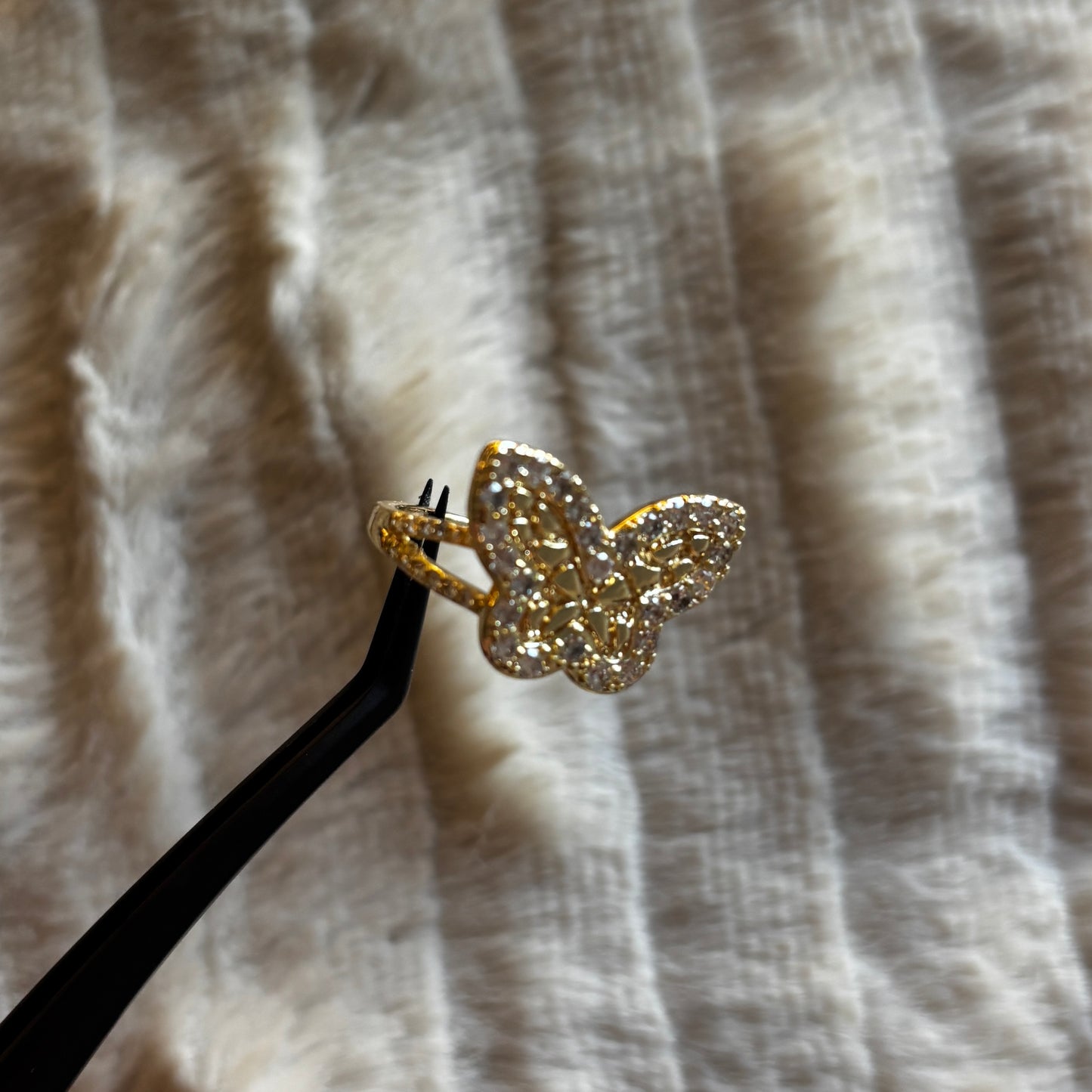 Bedazzle Butterfly Ring
