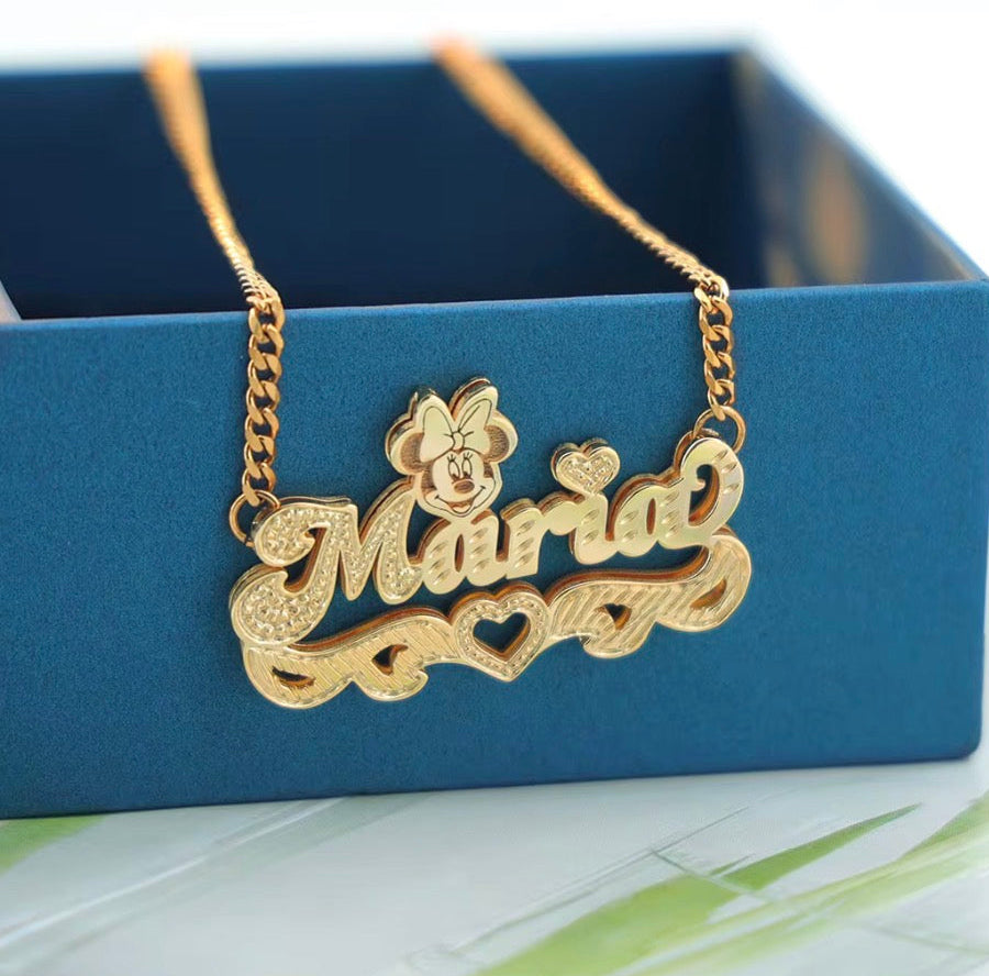 Minnie Mouse Custom 3D Nameplate
