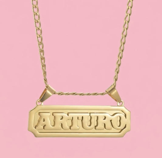 Custom Nameplate Necklace