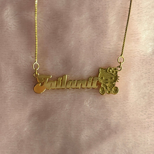 Hello Kitty Teddy Custom Necklace