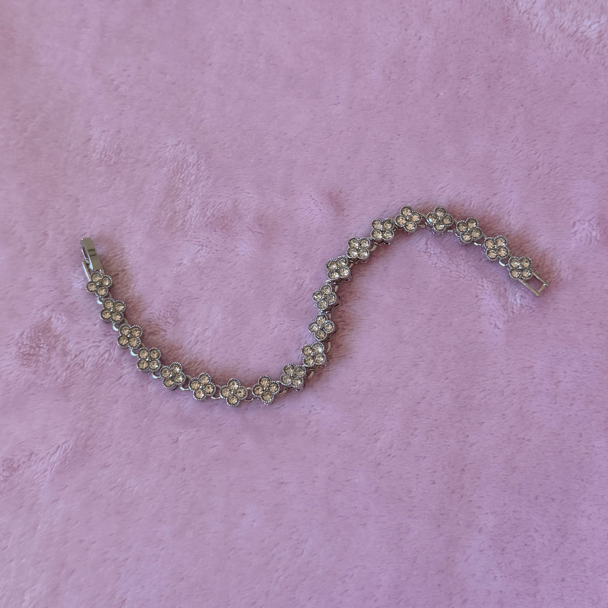 Silver Clover Bracelet