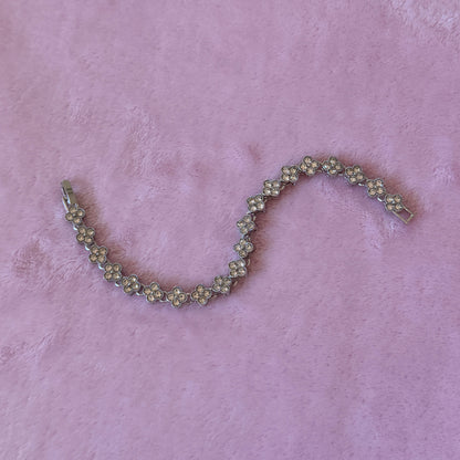 Silver Clover Bracelet