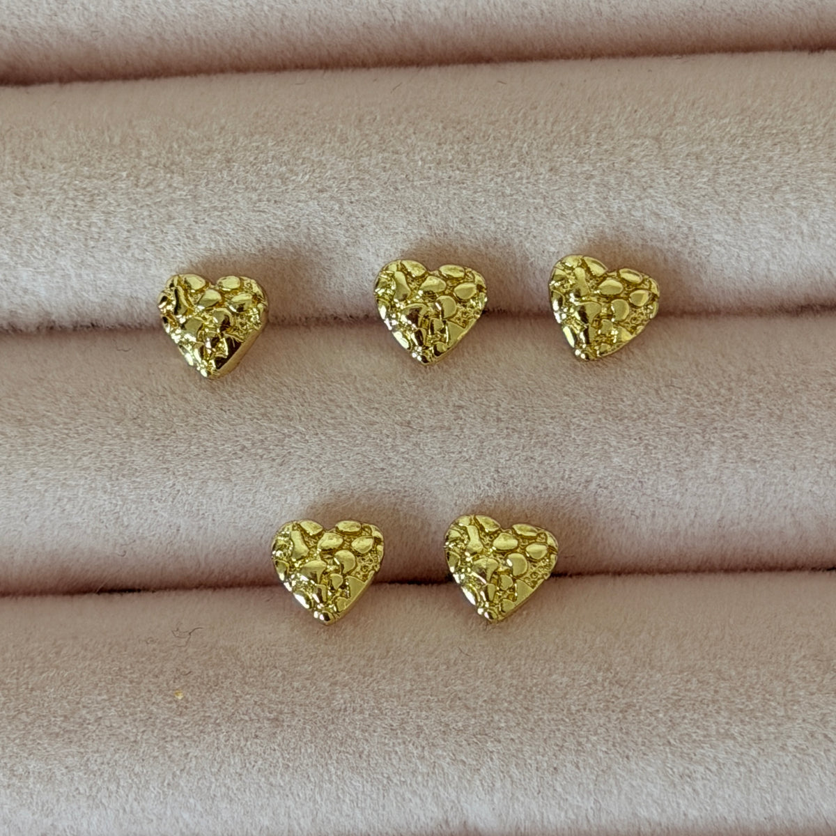 Heart Nugget Nose Stud