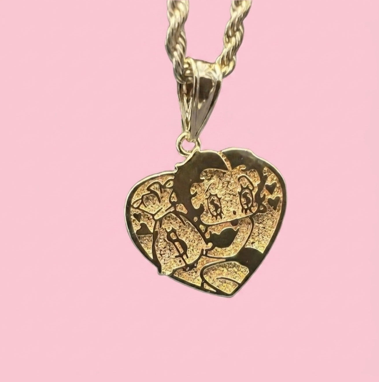 Betty Boop Money Bag Necklace