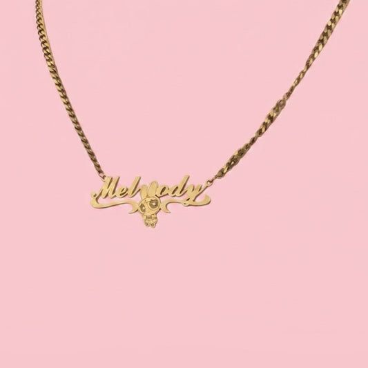 Powerpuff Girls V.2 Nameplate Necklace