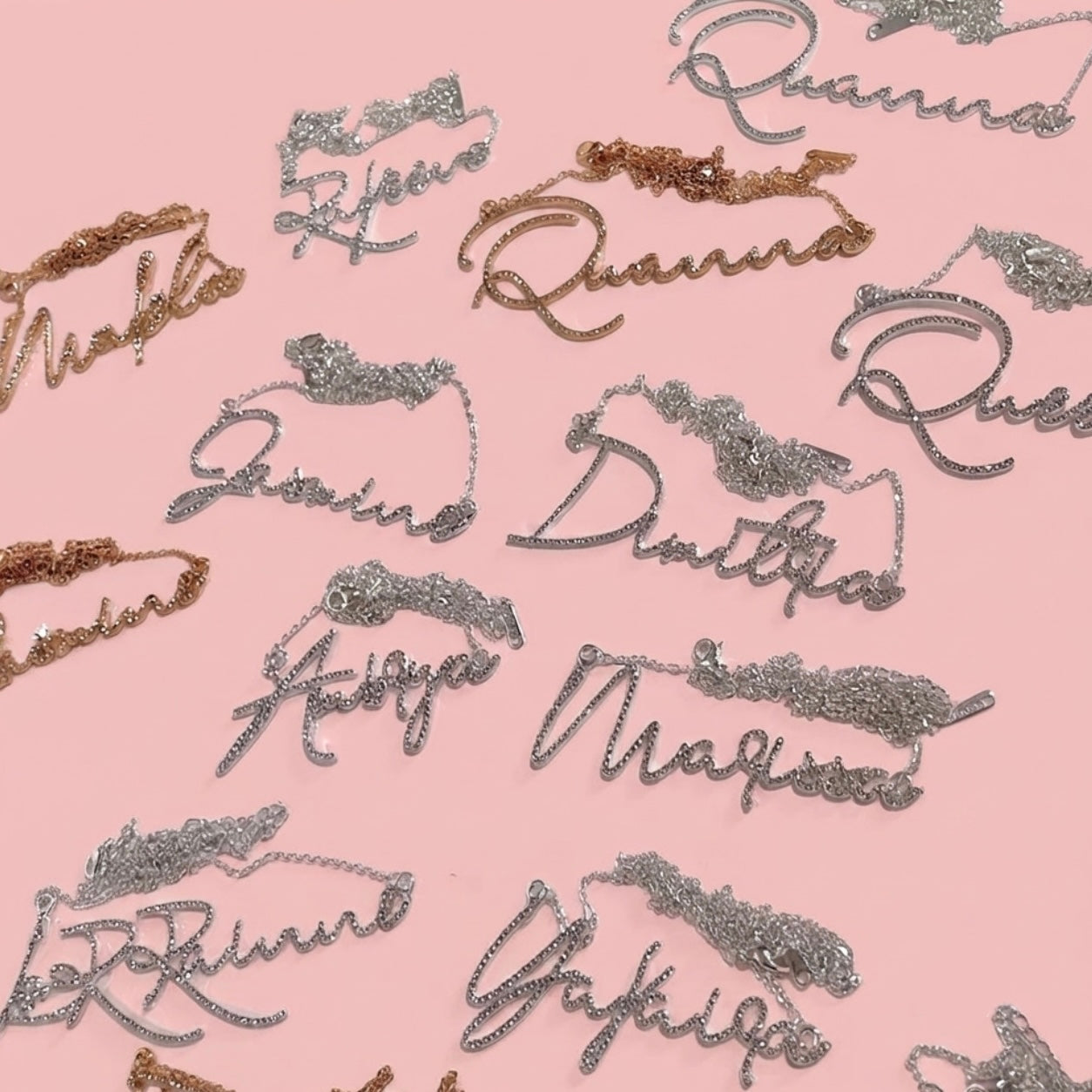 Full Beddazle Nameplate Necklace