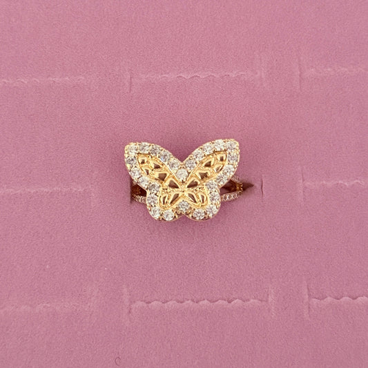 Bedazzle Butterfly Ring