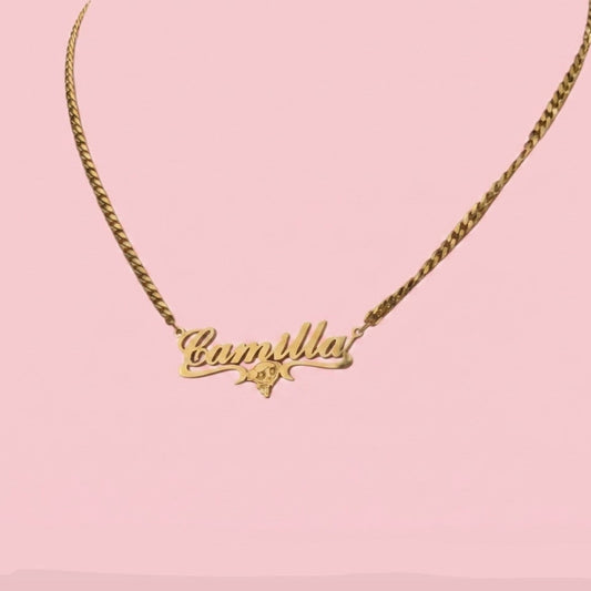 Powerpuff Girls V.1 Nameplate Necklace