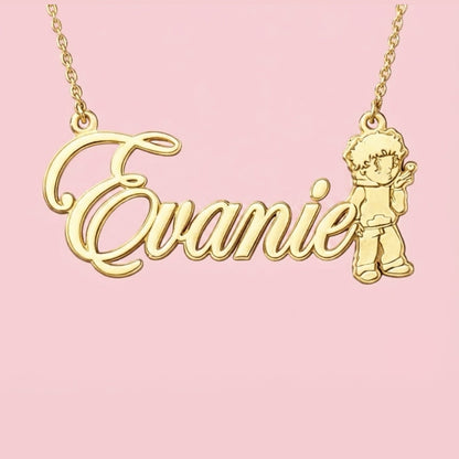 Jr H $adboyz Nameplate Necklace