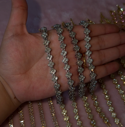 Silver Clover Bracelet