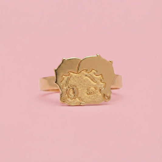 Winking Betty Boop Ring