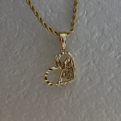 Betty Boop Heart Necklace