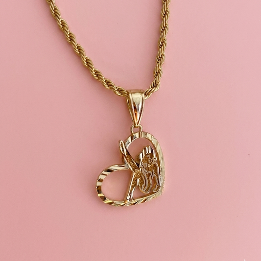 Betty Boop Heart Necklace