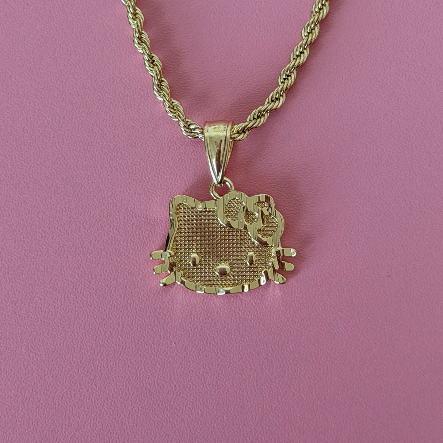 Face Hello Kitty Necklace