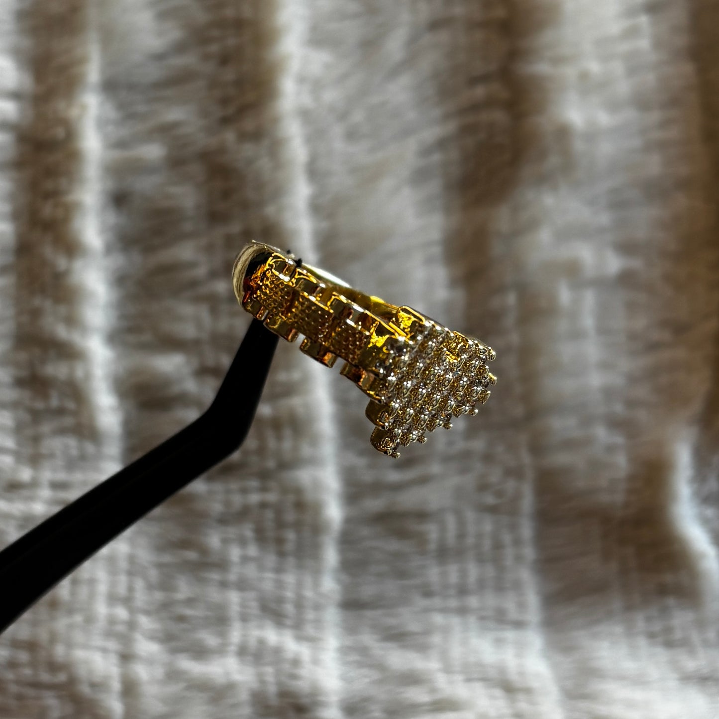 Heart Pixel Rolex Ring