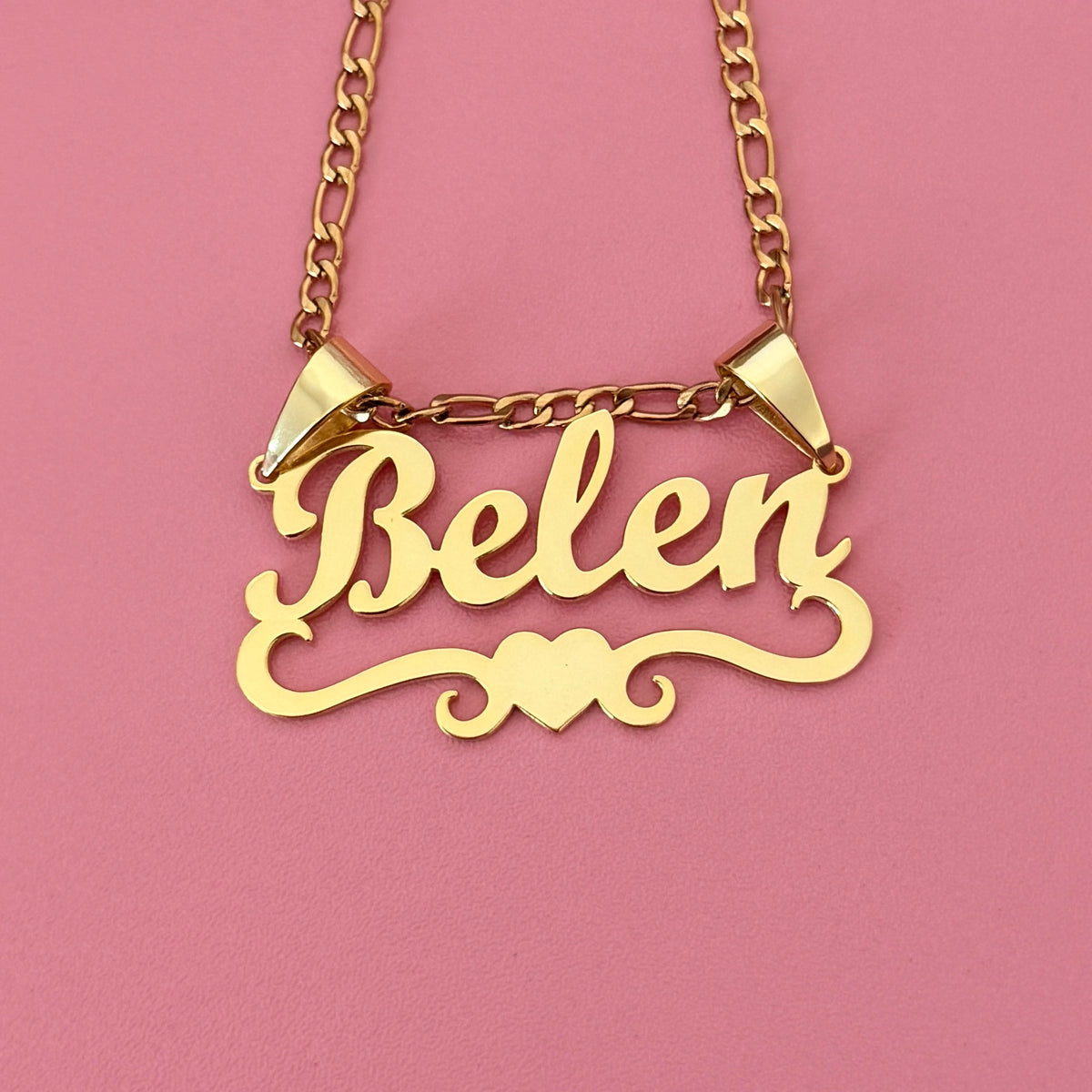 Custom Heart Nameplate