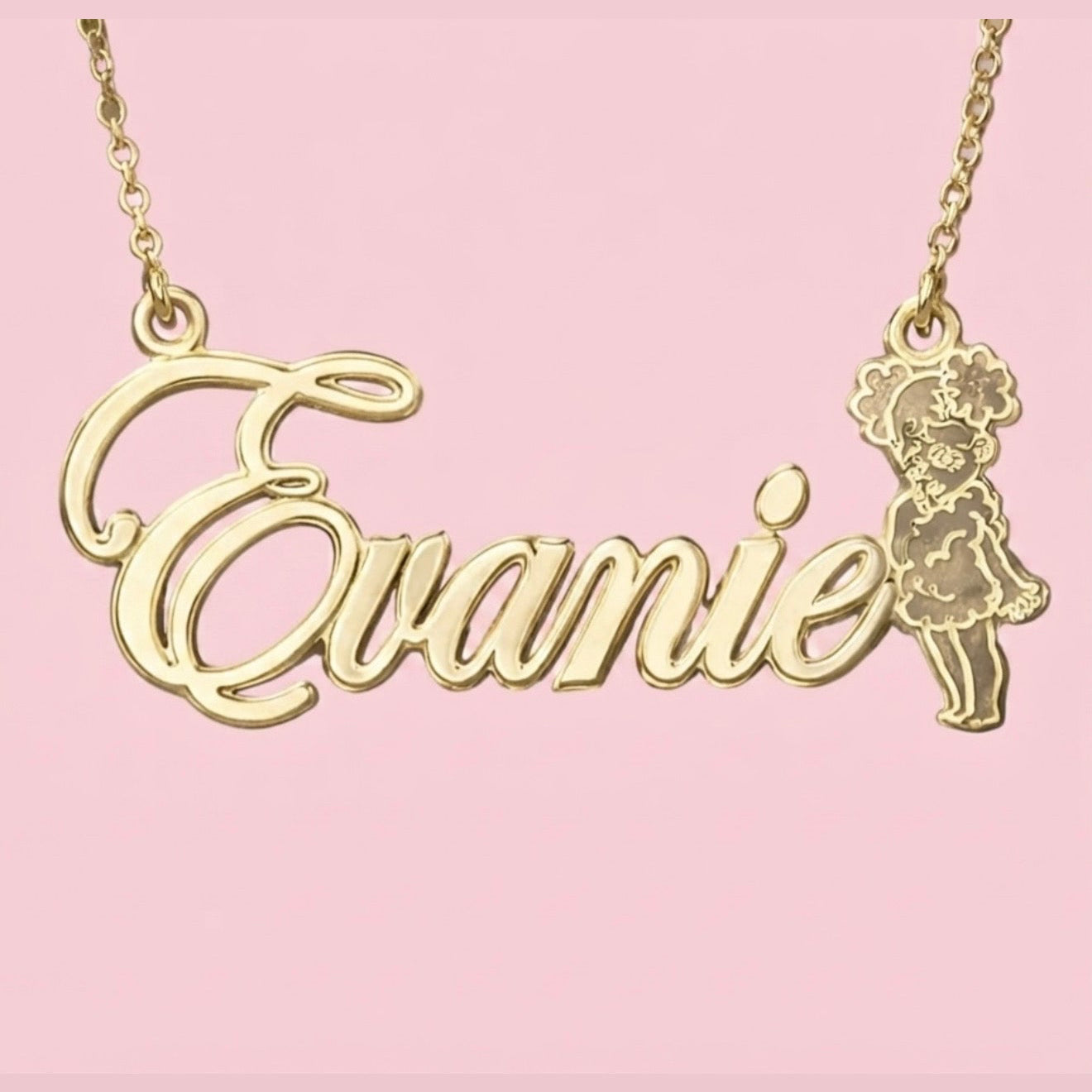 Blu $adGirlz Nameplate Necklace