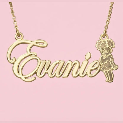 Blu $adGirlz Nameplate Necklace
