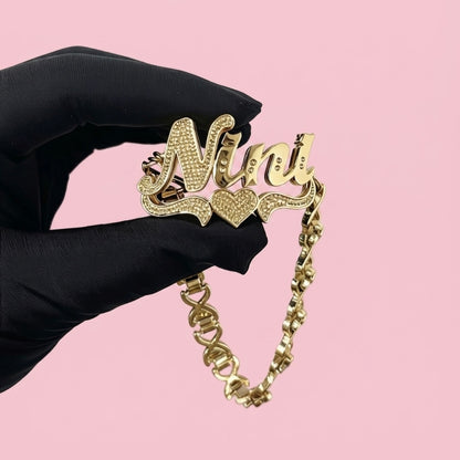 Heart Name Bracelet