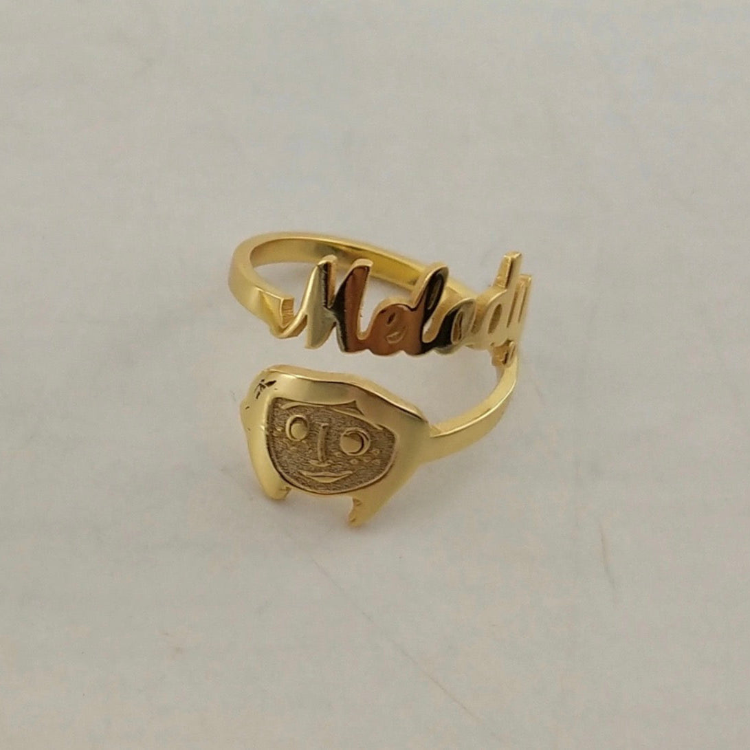 Coraline Name Ring