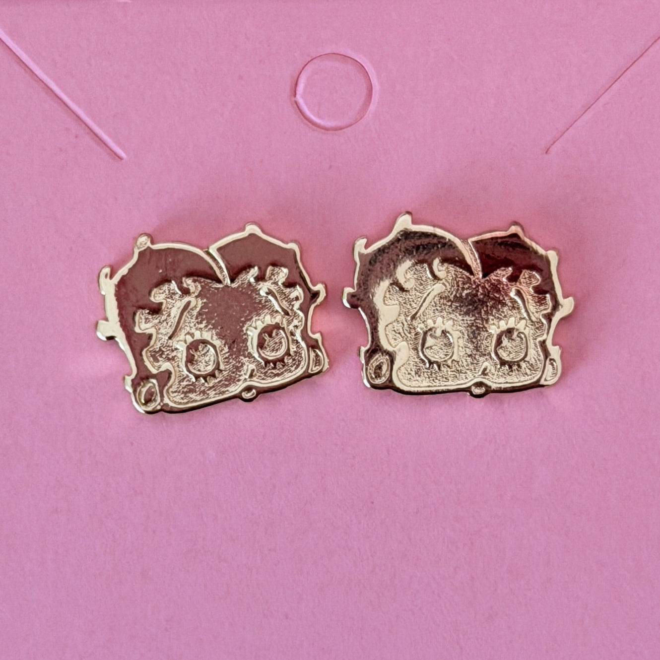 Betty Boop Face Earrings