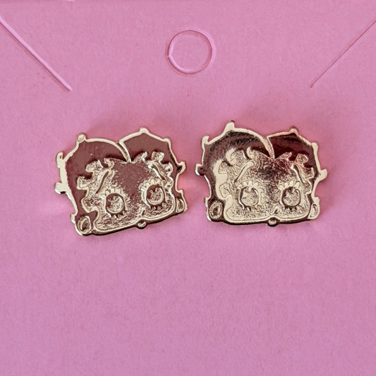 Betty Boop Face Earrings