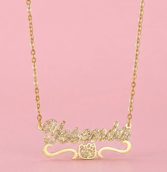 Beddazled Hello Kitty Nameplate V.2