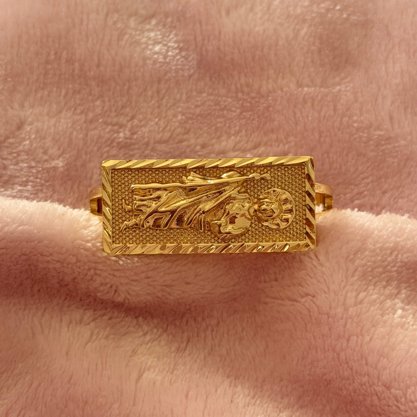 San Judas Two Finger Ring