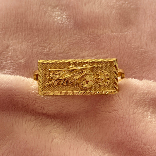 San Judas Two Finger Ring