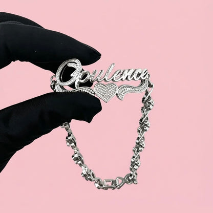 Heart Name Bracelet