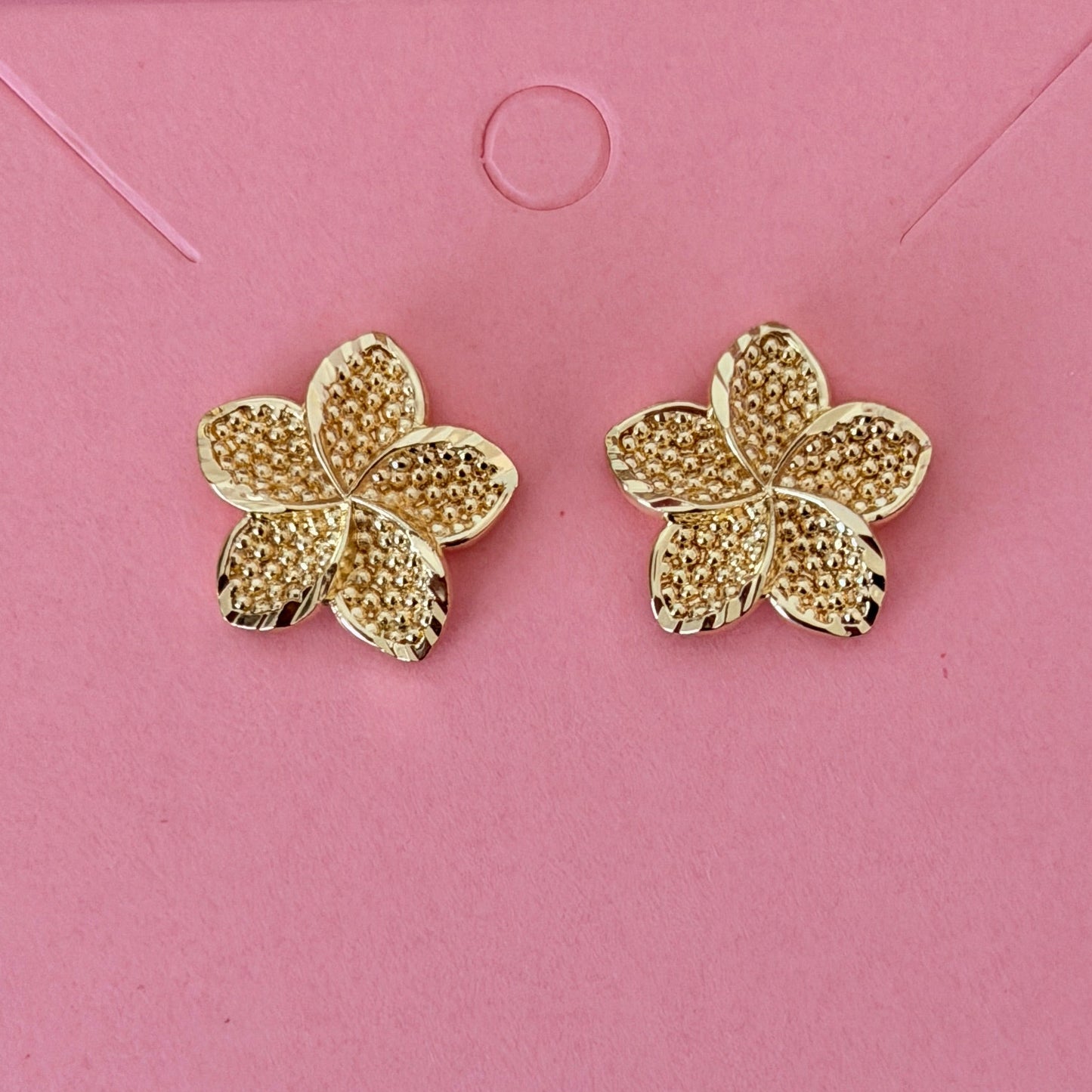 Plumeria Earrings
