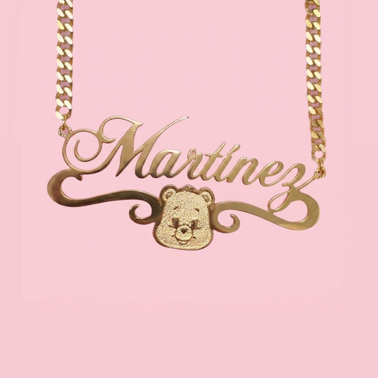 CareBear Nameplate Necklace