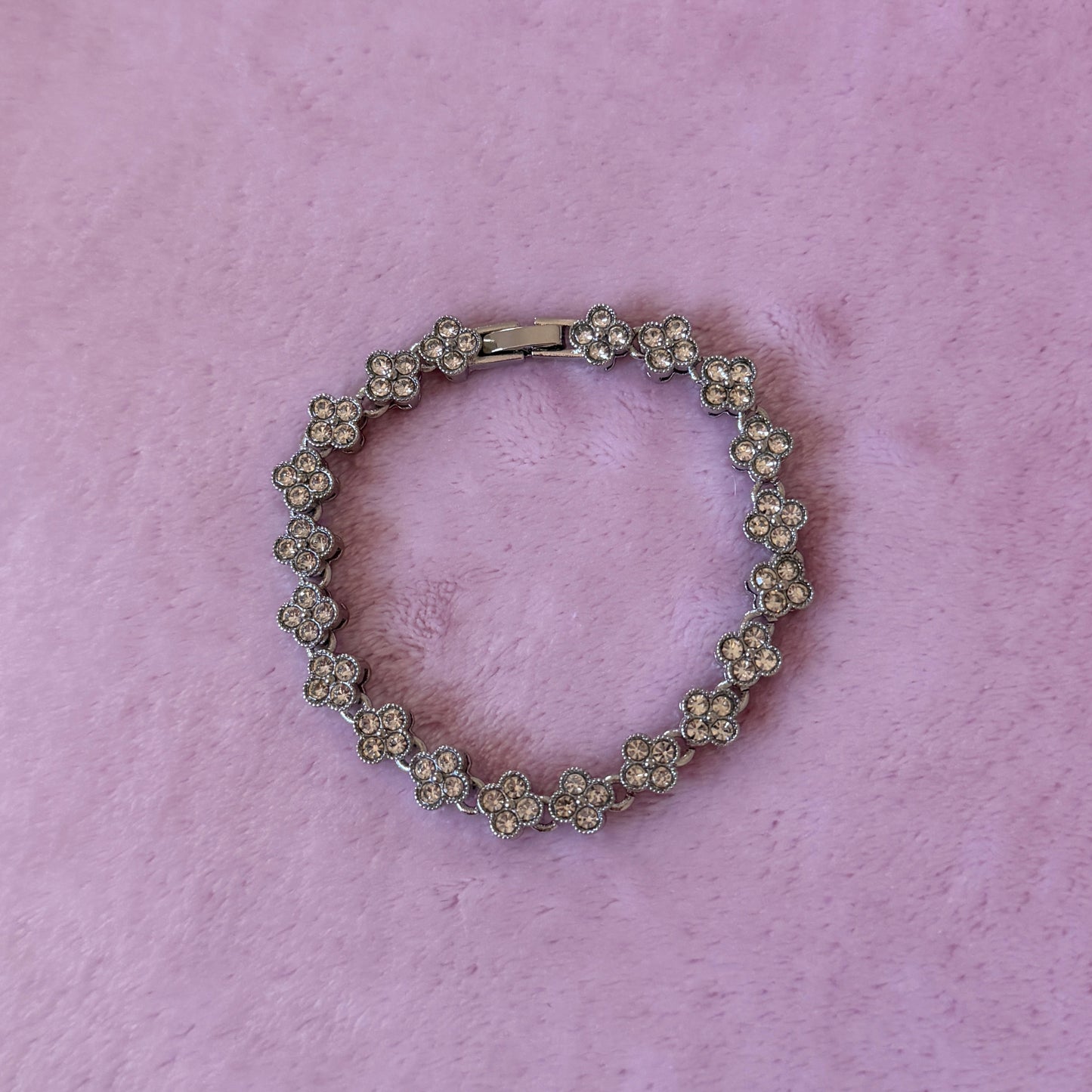 Silver Clover Bracelet