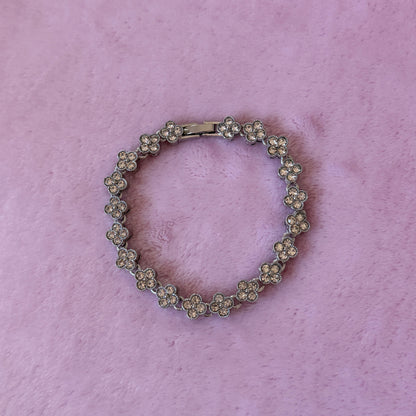 Silver Clover Bracelet