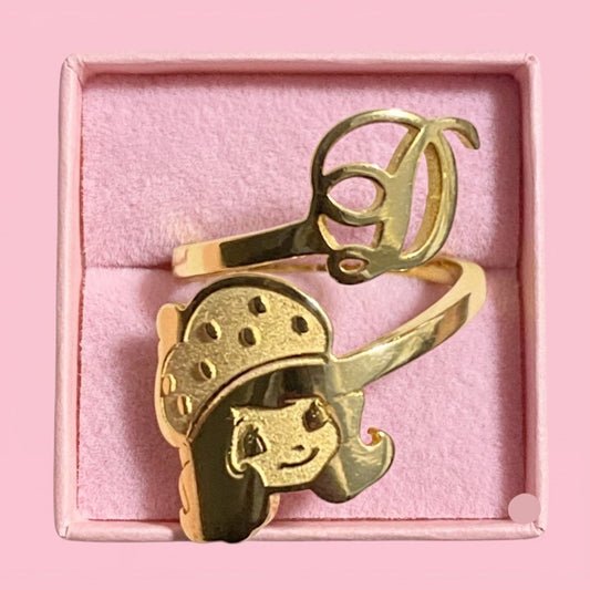 Strawberry Shortcake Initial Ring