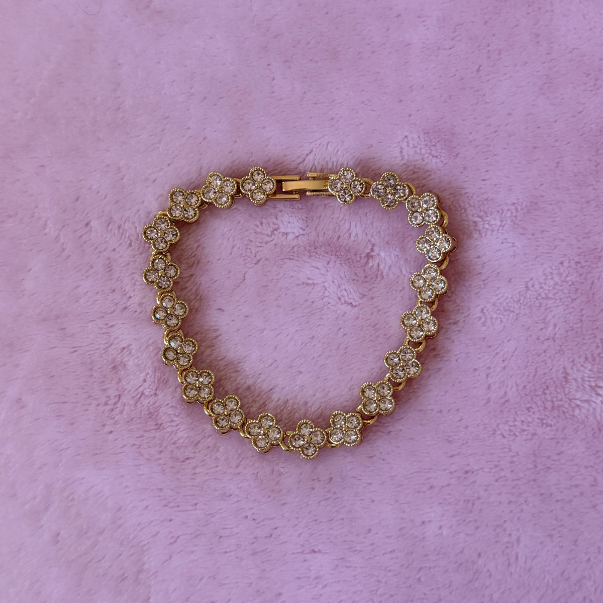 Gold Clover Bracelet